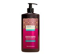 ARGANICARE Shampoing Kératine Professionnel, 750 ml, pour Tous Types de Cheveux, Régénérant, sans Chlorure de Sodium, avec Huile d'Argan