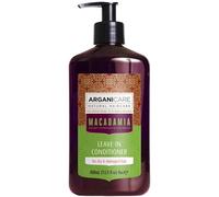 ARGANICARE - Soin Hydratant Sans Rinçage à l'Huile de Macadamia - Soin Cheveux Secs et Abîmés - Flacon 400 ml