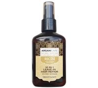 ARGANICARE - Spray Réparateur 10-en-1 à l'Huile de Ricin - Spray Démêlant Sans Rinçage - Soin pour Cheveux - 250 ml