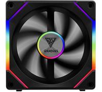 ARGB 120mm fan,daisy chain without cabin,interchangeable blades for reverse airflow,thickness 30mm,infinity mirror,without controller