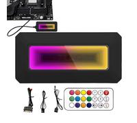 Argb Controller Hub, 8 Port Pwm Fan Splitter with Smart Temperature Control, Syncs with Motherboard, Device Rgb Controller for Pc Setup and Cooling, 1 Piece