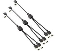 ARGB Controller Kit for RGB PC Case Fans SATA Power RGB Fan Controller ARGB Fan Hub for Computer RGB Control and Single