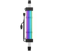 ARGB Extension Cable 8Pin Light Strip PCIE GPU Motherboard Extension Cable for Computer Power Supply Motherboard Black