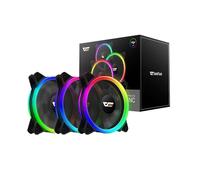 Argb Kit ventilateur ordinateur Darkflash Dr12 Pro 3W1 120X120 (Noir)