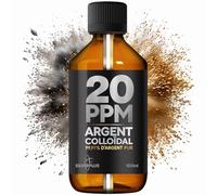 Argent Colloïdal 20ppm ● 500 ml ● Fabriqué en France ● Argent pur à 99,99% ● Ions d'argent actifs ● Pour toute la famille ● Laboratoire certifié GMP ● Solution 100% Naturelle ● SILVERPLUS