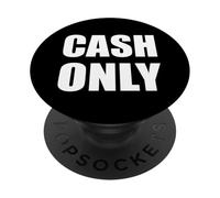 Argent comptant Uniquement PopSockets PopGrip Adhésif