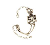 Argent Couple Anneaux Bracelet | Bijoux bracelet réglables | Bracelet de charme gothique | Bracelet manchette pour femmes, accessoires d'Halloween En Phrases Couple Bracelet 4 (Gold, One Size)