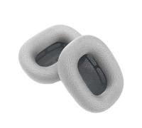 (Argent) Coussinets d'oreille pour AirPods Max, en mousse souple, avec étui et tissu en maille.