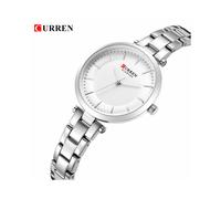 (argent)CURREN Original His Hers Watch Sets Acier inoxydable Femmes Hommes Montres-bracelets Couple