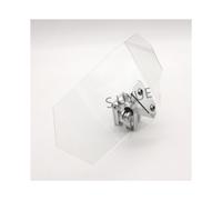 (argent) Déflecteur de vent réglable pour pare-brise, becquet transparent variable pour BMW, HONDA,