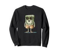 Argent des Vacances avec Short Amusant pour Les Amateurs de Billets de Dollars Sweatshirt