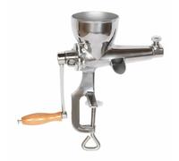 Argent Extracteur de jus, manuel, en acier inoxydable, pour fruits, légumes, presse-fruits, cuisine, avec pince à vis, pour herbe de blé, légumes à feuilles, 32 cm de haut