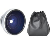 Argent forte applicabilité 37 mm 0,25x Super Fisheye Objectif supplémentaire pour objectif de caméra calibre
