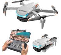 (Argent) FPV drone pliable quadricoptère caméra-évitement des obstacles avec caméra HD 2K 2 batteries