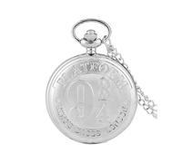 (Argent) Hot Movie Extension King s Cross Londres 9 34 Plateforme Quartz Montre de poche Bronze Full