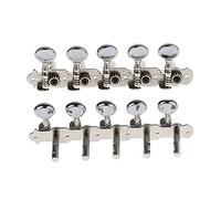 Argent Mandoline Guitare Tuning Pegs Mécaniques Mécaniques Pour Guitare Électrique 10 Cordes Guitare Cheville de réglage