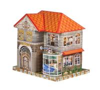 Argent pour ancêtres Villa Chinoise En Papier Joss, Tradition Du Papercraft, Fournitures Sacrificielles Conception Feng Shui(1pcs)