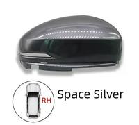(Argent spatial droit) Coque de rétroviseur extérieur pour Honda Fit Jazz GK5 2014
