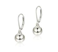 Argent sterling 925 en argent sterling en forme de larme Boucles d’oreilles dormeuses pour femmes filles goutte d’eau boule goutte boucles d’oreilles bijoux hypoallergéniques cadeaux