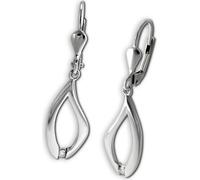 argenté blanc SilberDream Boucles d'oreilles Femme 925 argent Boucles d'oreilles SDO4460W
