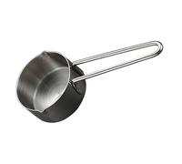 Argenté Cuillère Doseuse Café Mesure Précise, en Acier Inoxydable | Café et Épices, Versement Facile, Portable, la Cuisine ou Café, Outil Compact, Finition Argentée