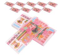 Argenté de Sacrifice Chinois en Papier Rouge pour Ancêtres et
