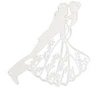 Argenté Matrice de Decoupe Style Délicat en Acier au Carbone, Mariage | Matrice de Découpe Mariage, Scrapbooking et Cartes, Usage Lavable, Décorations et Journal Créatif