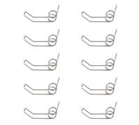 Argenté Ressorts de e Trompette 10 Pièces en Fer | Accessoire Portable, Installation Simple et Structure Robuste, pour Trompette et Cor Français