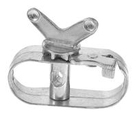 Argenté Treuil à Câble Autobloquant, Aluminium pour Couverture de Piscine | 1 Pièce, Manivelle Ergonomique et Cliquet, Usage Saison Froide, pour Bâche hors Sol