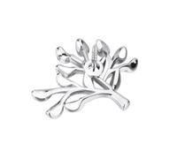 Argentée Broche Accessoire Créatif Arbre de Vie, en Cuivre | Manteau ou Écharpe, Style Festif pour Mariage et Anniversaire, Rehausse la Tenue Point Focal