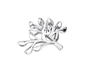 Argentée Broche Accessoire Créatif Arbre de Vie, en Cuivre | Manteau ou Écharpe, Style Festif pour Mariage et Anniversaire, Rehausse la Tenue Point Focal