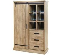 Argentier Multi-Rangements Industriel avec Leds - CEDRA - ALTOBUY Marron G