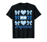 Argentina Girl Coquette Bow Hispanic Heritage T-Shirt