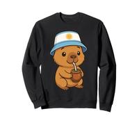 Argentine Capybara Yerba Mate Kawaii Argentine Capibara Sweatshirt
