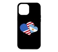 Argentine États-Unis Argentin Américain Cœurs Coque pour iPhone 12 Pro Max