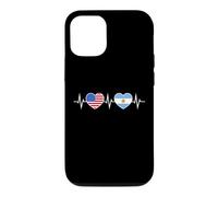Argentine États-Unis Battements De Cœur Argentin Américain Coque pour iPhone 12/12 Pro