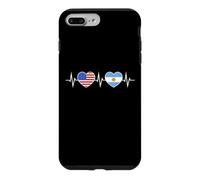 Argentine États-Unis Battements De Cœur Argentin Américain Coque pour iPhone 7 Plus/8 Plus