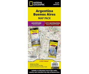 Argentine & Plan des rues de Buenos Aires (lot de cartes) | National Geographic