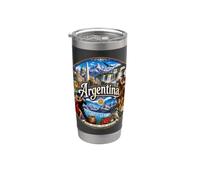 Argentine, Sud Amérique du Sud Gobelet isotherme en acier inoxydable double paroi