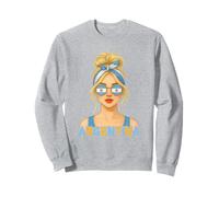 Argentinian Girl Argentina Flag Argentinian Girlfriend Wife Sweatshirt