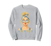 Argentinian Girl Argentina Flag Argentinian Girlfriend Wife Sweatshirt