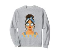 Argentinian Girl Argentina Flag Argentinian Girlfriend Wife Sweatshirt