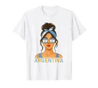 Argentinian Girl Argentina Flag Argentinian Girlfriend Wife T-Shirt