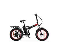 Argento Mini Max GT E-Vélo Adulte Unisexe, Rouge/Noir, Unique Taille