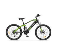 Argento, Performance Pro, Vélo de Montagne électrique, Moteur 250W, Batterie 468WH, 27.5 Pouces, Noir et Vert