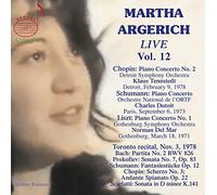 Bach / Argerich / Detroit Symphony - V12: Martha Argerich Live [Compact Discs]