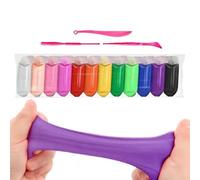 Argile à modeler Air Dry pour - Pâte à modeler colorée avec accessoires - Pâte créative sûre non adhésive pour filles, adultes, école, loisirs