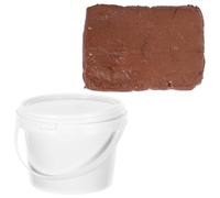 Argile à Modeler Séchant à L'air 500g Marron pour Garçon et Filles | Sculpture et Projets D'art Scolaire, Seau Hermétique Inclus, Usage Éducatif, Matière Bolus Alba