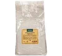 Argile blanche Superventilée pour traitements purifiants de la peau et des cheveux - 1 kg - Produit à base de plantes fabriqué en Italie