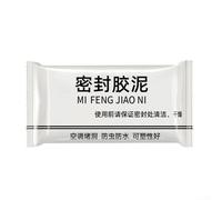 Argile d'étanchéité blanche pour réparation de fissures, mastic de remplissage de ciment ignifuge et anti-fumée, mastic durcissant flexible pour trous et fuites AC (1 pièce)